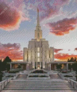 Oquirrh Temple Diamond Painting