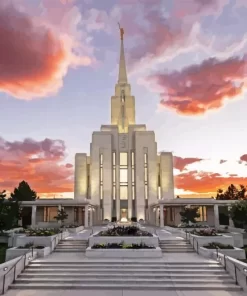 Oquirrh Temple Diamond Painting