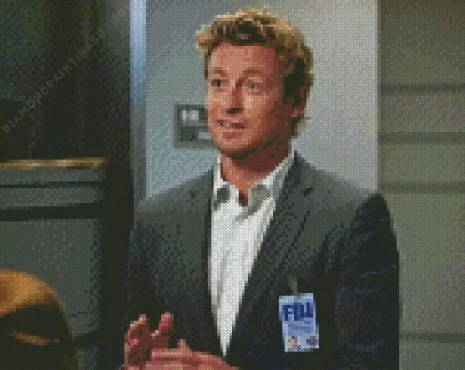 Patrick Jane Diamond Painting