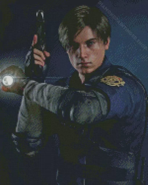 Leon S Kennedy Diamond Painting