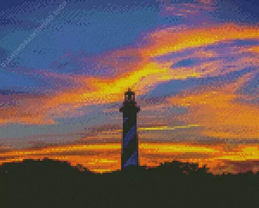 St Augustine Lighthouse Diamond Painting