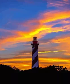 St Augustine Lighthouse Diamond Painting