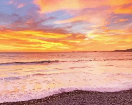 Newgale Beach Diamond Painting