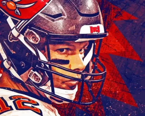 Tom Brady Diamond Painting