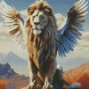 Angel Lion Diamond Painting