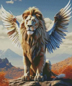 Angel Lion Diamond Painting