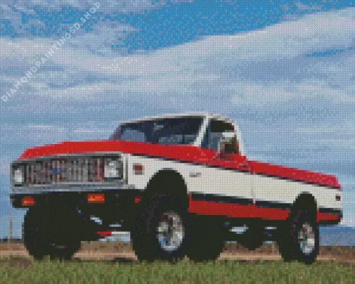 Cool 1972 Truck Diamond Painting