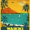 Waikiki Beach Diamond Painting