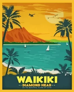 Waikiki Beach Diamond Painting