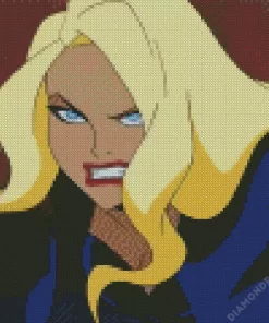 Black Canary Diamond Painting