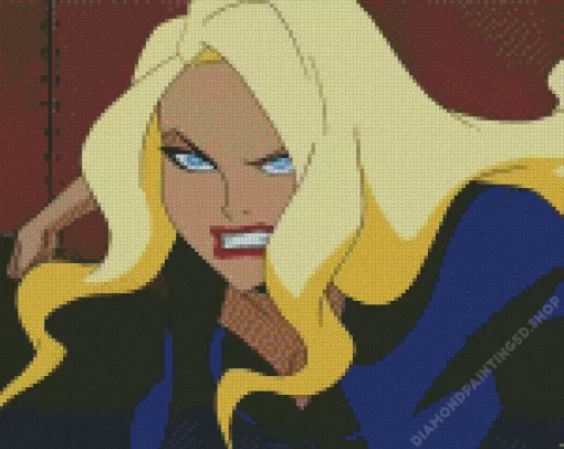 Black Canary Diamond Painting