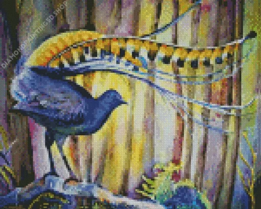 Lyrebird Art Diamond Painting