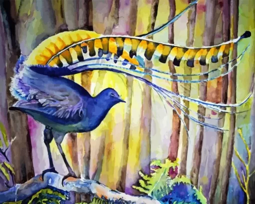 Lyrebird Art Diamond Painting