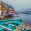 Boats In St Johns Diamond Painting