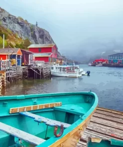 Boats In St Johns Diamond Painting