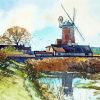 Cley Windmill Art Diamond Painting