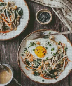 Daikon And Soba Noodles Diamond Painting