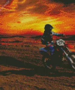 Dirt Biker Diamond Painting