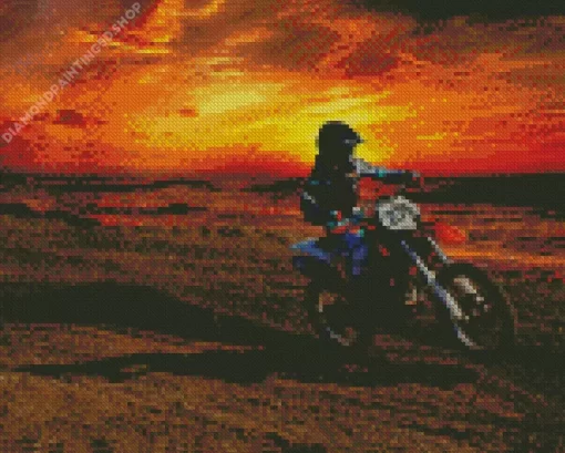 Dirt Biker Diamond Painting