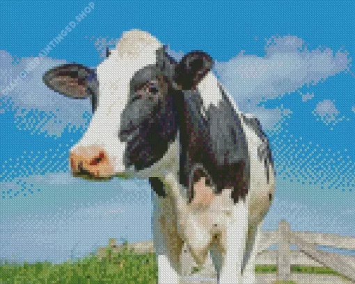 Hostein Cow Diamond Painting