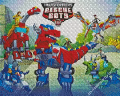 Transformers Rescue Bots Diamond Painting