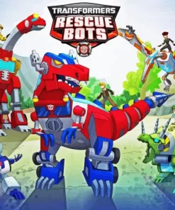 Transformers Rescue Bots Diamond Painting