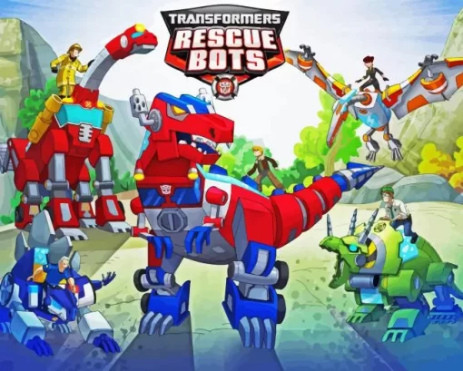 Transformers Rescue Bots Diamond Painting