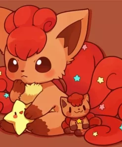 Vulpix Pokemon Diamond Painting