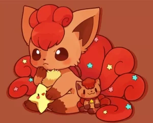 Vulpix Pokemon Diamond Painting