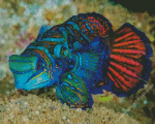 Dragonet Mandarin Fish Diamond Painting