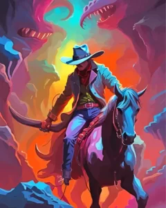 Abstract Cowboy Diamond Painting