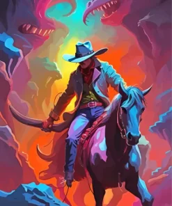 Abstract Cowboy Diamond Painting