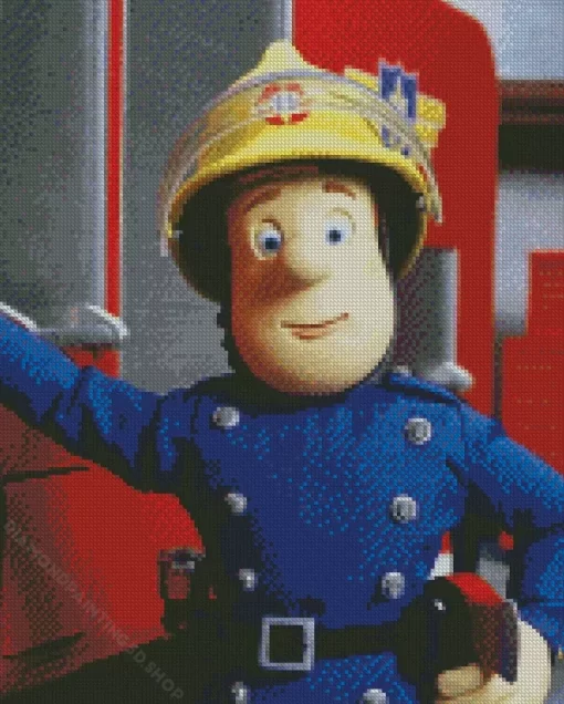 Fireman Sam Diamond Painting