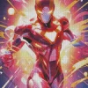 Iron Man Pink Diamond Painting