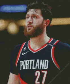 Jusuf Nurkic Blazers Diamond Painting