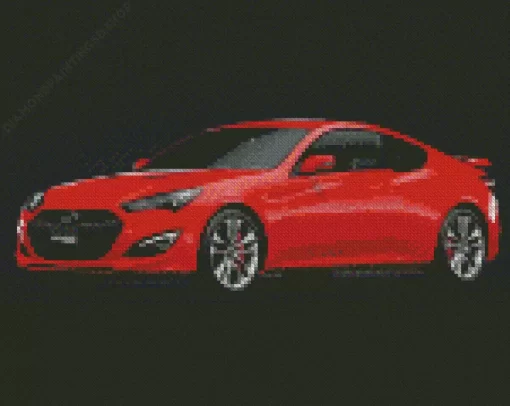 Hyundai Genesis Diamond Painting