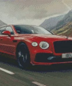 Red Bentley Diamond Painting