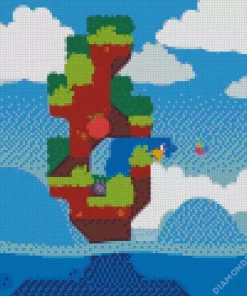 Snakebird Video Game Diamond Painting