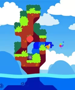 Snakebird Video Game Diamond Painting