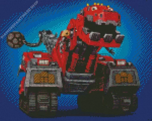 Ty Rux Dinotrux Diamond Painting