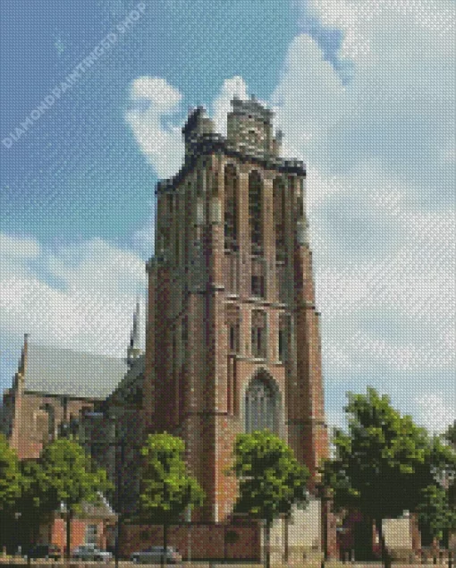 Dordrecht Church Diamond Painting