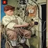 Electrician Boy Poster Diamond Paintings