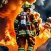 Fire Fighter Man Diamond Painting