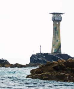 Longships Lighthouse Diamond Painting