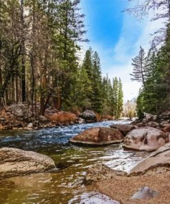 Merced River Diamond Painting