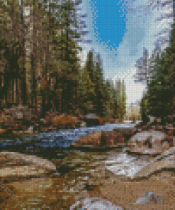 Merced River Diamond Painting