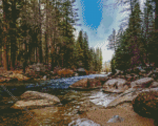 Merced River Diamond Painting