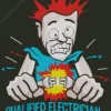 Qualified Electrician diamond painting art