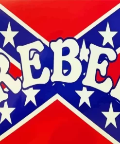 Rebel Flag Diamond Painting