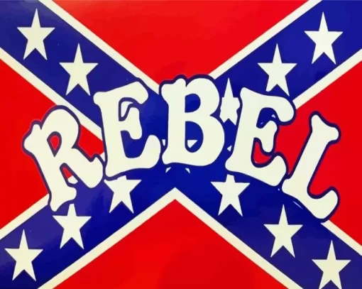 Rebel Flag Diamond Painting